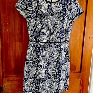 Brooks Brothers Red Fleece Blue White Dress 6